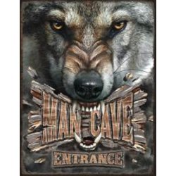 Mancave Entrance Wolf